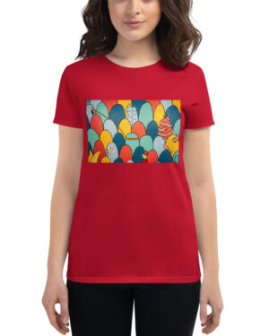 Camiseta de manga corta para mujer #colinas